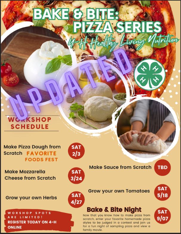 4-H Bake and Bite DIY Pizza Series - Grow Your Own Herbs