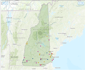 Community Gardens map