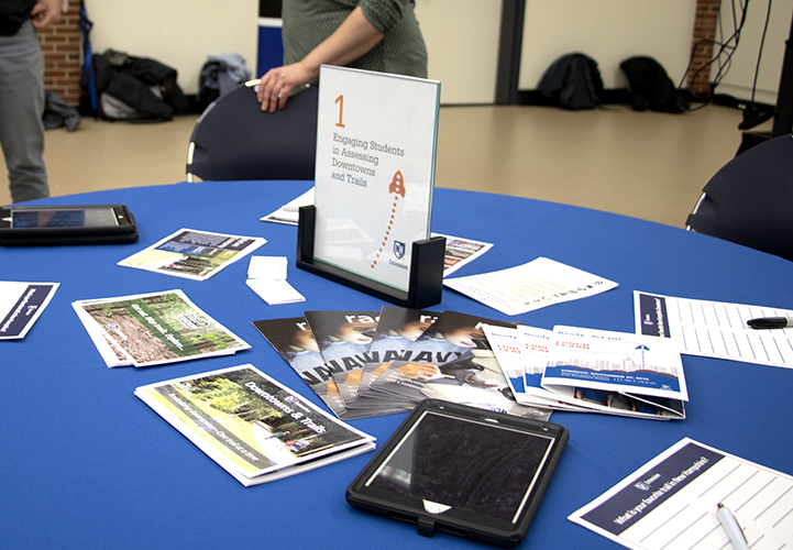 Lunch and Learn Table, Community and Economic Development, Handouts Trail Finder