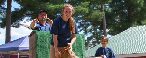 goat on the auction block