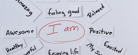 I am, en empowering concept.