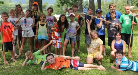 group of children outdoors