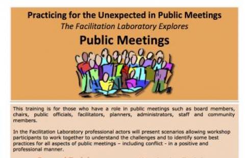 Meeting flyer cover