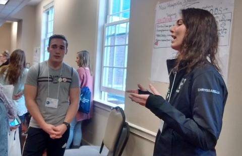 4-H youth speaks at summit