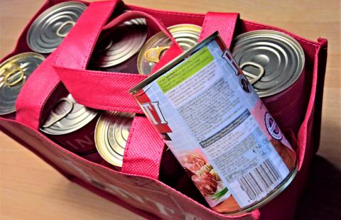 Bag of Canned Goods
