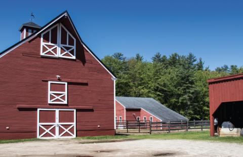Red barn in New Hampshire