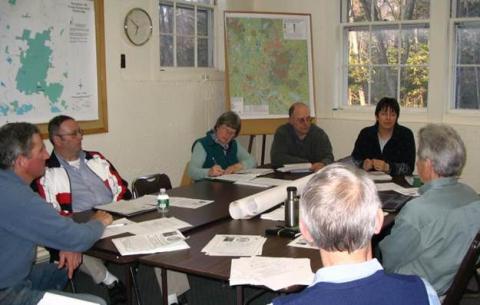 group of people in a meeting