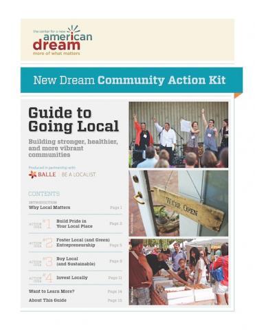 Cover of Going Local publication