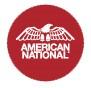 American National  Logo - red with eagle