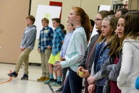 4-H youth at afterschool program