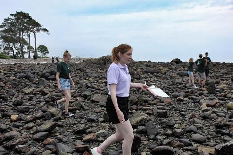 4-H healthy living volunteer at outdoor event