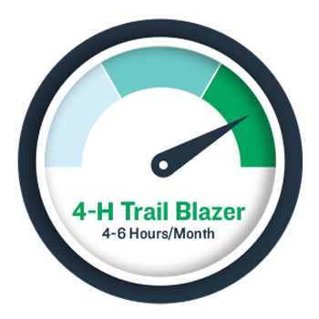 4-H trail blazer graphic