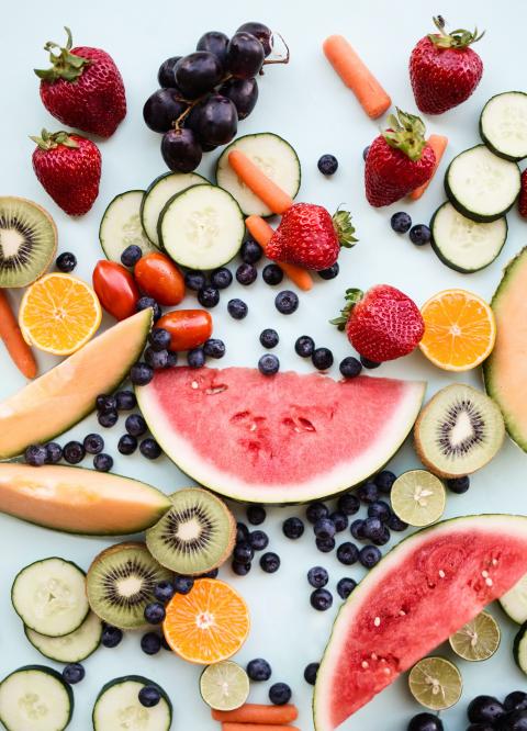 variety of fruit on table