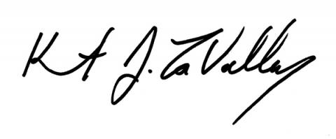 Ken La Valley signature