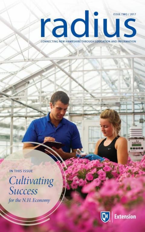 Radius Issue Two cover showing teacher and student in greenhouse