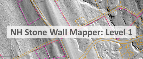 NH Stone Wall Mapper Training - Level 1 - start mapping walls