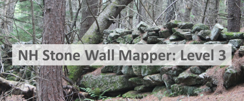 NH Stone Wall Mapper Training - Level 3 - field verification