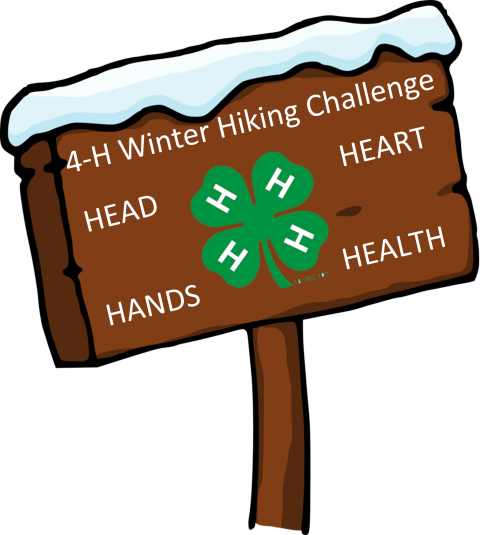hiking challenge trail sign