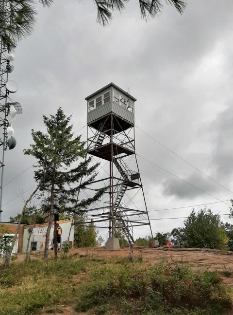 Blue Job mountain fire tower
