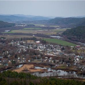 An aerial picture of Haverhill, NH area by Joseph Mitchell