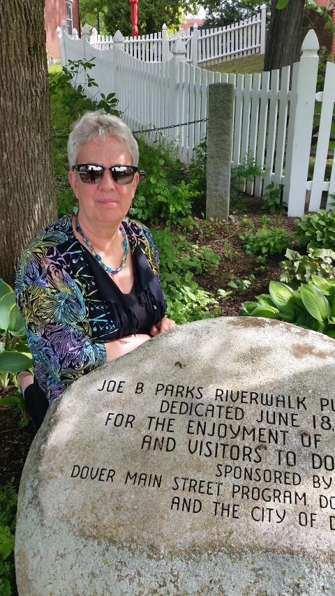 Beth in Joe Parks Garden - Photo credit: Ron Cole