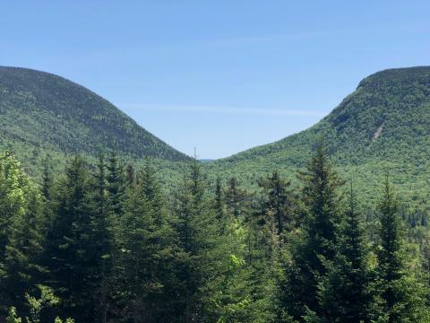 Mad River Notch View from the highway