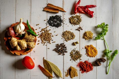 Various herbs,spices and seasonings