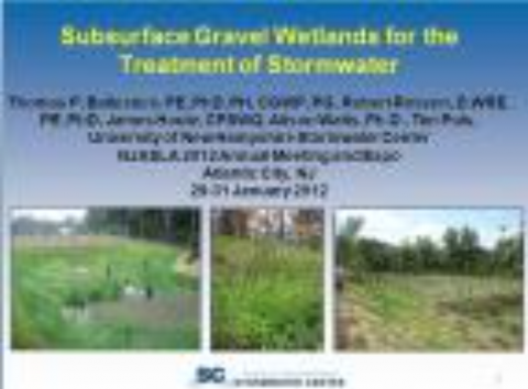 Subsurface Gravel Wetlands for the Treatment of Stormwater
