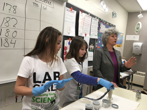 Lab girls in Manchester