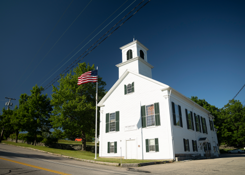 Historic white building