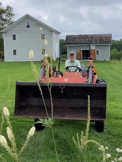 Susan Strickler, Museum Director turned tractor driver