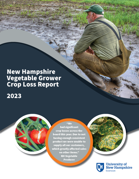 Cover to NH Vegetable Grower Crop Loss Report 2023