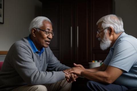 Elder adult in counseling