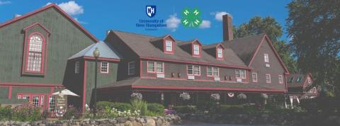 Common man inn and spa with UNH 4-H cobrand logo