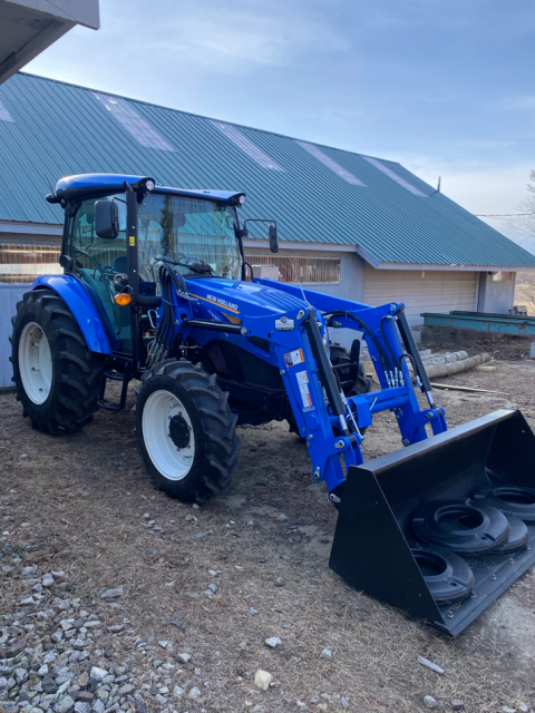 tractor with cab and loader