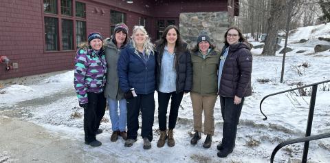 Women in the Woods Team members group photo