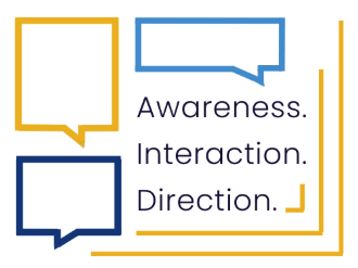 A.I.D. (Awareness.Interaction.Direction) Logo