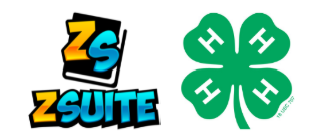 ZSuite Logo with 4-H Clover