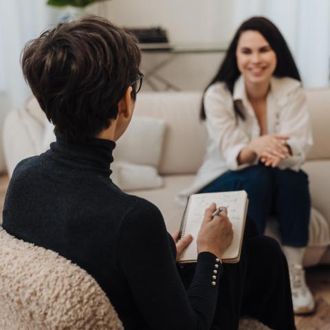 Adult female in a counseling session