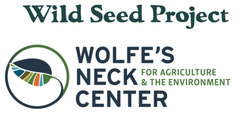 wild seed and wolfe's neck center logos