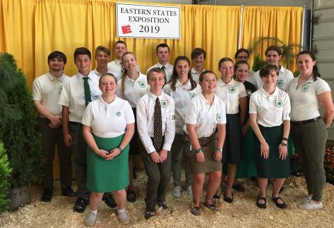 New Hampshire 4-H members at The Big E