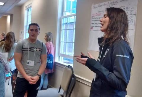 4-H youth speaks at summit