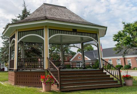 Gazebo in downtown area helps foster civic pride