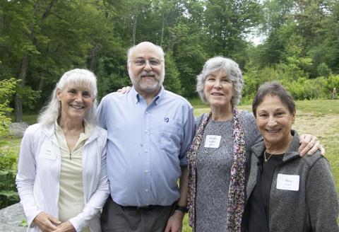 L to R: Kipp Freeman, Jeffrey Schloss, Kathlene Crowell Steinmuller and Mary Velluto.