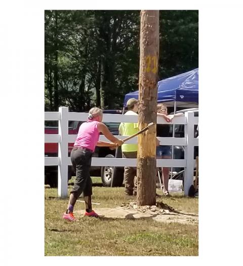 Woodsmen's Competition at the North Haverhill Fair 2018