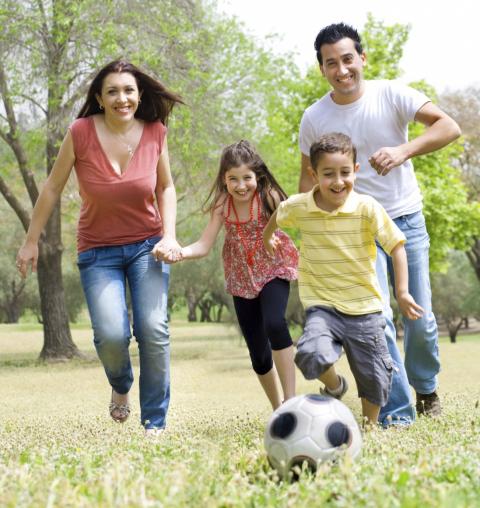 Family Exercising