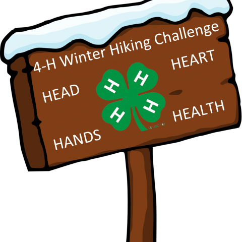 hiking challenge trail sign